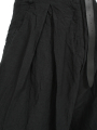Rundholz - wide pants with low crotch and box pleats - black - 1251020107