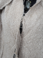 Rundholz - knitted jacket with shawl collar and pockets - dust - 1251657106