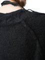 Rundholz - hip-length knitted sweater with round neck - black - 1251650702