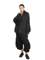 Rundholz - veste en tricot avec col châle et poches - black - 1251657106
