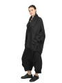 Rundholz - veste en tricot avec col châle et poches - black - 1251657106