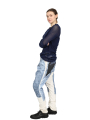 Rundholz DIP - pantalon en jean à l'entrejambe décontracté - imprimé denim - 1252110102