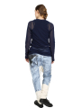 Rundholz DIP - pantalon en jean à l'entrejambe décontracté - imprimé denim - 1252110102