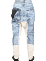 Rundholz DIP - pantalon en jean à l'entrejambe décontracté - imprimé denim - 1252110102
