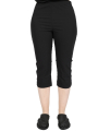 Rundholz Black Label - pantalon étroit en stretch couvrant le genou avec taille élastique - black - 1253630109