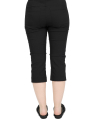 Rundholz Black Label - pantalon étroit en stretch couvrant le genou avec taille élastique - black - 1253630109