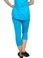 Rundholz Black Label - slim calf-length jersey leggings with elastic waistband - malibu - 1253470210