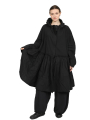 Rundholz DIP - manteau oversize avec capuche et fermeture éclair - black - 1252281209