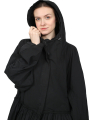 Rundholz DIP - manteau oversize avec capuche et fermeture éclair - black - 1252281209