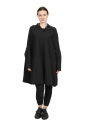 Rundholz DIP - oversize dress with v-neck - black - 1252280910