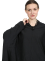 Rundholz DIP - oversize dress with v-neck - black - 1252280910