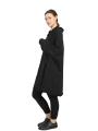 Rundholz DIP - oversize dress with v-neck - black - 1252280910