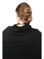 Rundholz DIP - oversize dress with v-neck - black - 1252280910