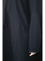 Rundholz DIP - oversize dress with v-neck - black - 1252280910
