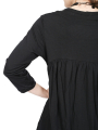 Rundholz Black Label - tunic in balloon shape with 3/4 sleeves - black - 1253261904