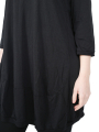 Rundholz Black Label - tunic in balloon shape with 3/4 sleeves - black - 1253261904
