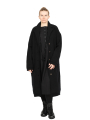 MJW - Mantel aus Wolle und Kaschmir Black