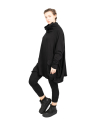 Rundholz Black Label - Sweat à col montant avec poche valise Cotton Oversize black - 2243250505-