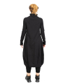 Rundholz Black Label - Приталенное платье-баллон с карманом Свитер Хлопок черный - 2243250906