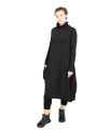 Rundholz Black Label - Приталенное платье-баллон с карманом Свитер Хлопок черный - 2243250906