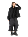 Rundholz Black Label - Weite Hose mit tieferem Schritt und kleinen Pattentaschen Black - 2243300101