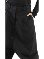 Rundholz Black Label - Weite Hose mit tieferem Schritt und kleinen Pattentaschen Black - 2243300101