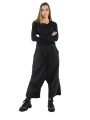 Rundholz Black Label - Weite Hose mit tieferem Schritt und kleinen Pattentaschen Black - 2243300101