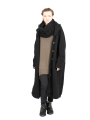 MJW - Mantel aus Wolle und Kaschmir Black