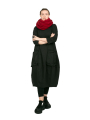 Rundholz - Großer Schal mit Fransen Wolle Merino Yak sunset - 2241537708