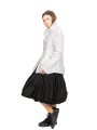 Rundholz - Taillierte Bluse mit kleinen Kellerfalten White - 2241230408