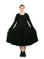 Rundholz Black Label - Платье с декоративными швами и смещенной отделкой черное - 2243470904