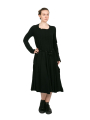 Rundholz Black Label - Платье с декоративными швами и смещенной отделкой черное - 2243470904