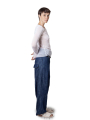 Pal Offner - Chemise - Sheer Longsleeve_Mesh - Blanc - 2501-030101-330001