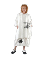 Rundholz Black Label - Ballonförmiges leinen kleid mit druck - 1253240902