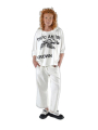 Rundholz Black Label - T-shirt large french terry avec impression placée - 1253290502
