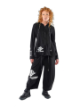 Rundholz Black Label - Schmale french terry jacke mit platziertem druck - 1253291112