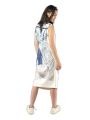 Rundholz DIP - Schmales baumwoll stretch kleid - 1252110909