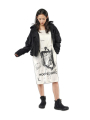 Rundholz DIP - Knielanges baumwoll jersey kleid mit platziertem druck - 1252300904