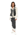 Rundholz - Handbemalter bananenförmiger leinen baumwoll stretch rock - 1251110305