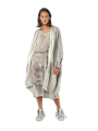 Rundholz - Handbemalter oversize leinen mantel - 1251671210