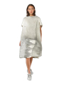 Rundholz - Handbemaltes gerade leinen kleid - 1251670907