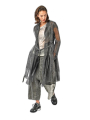 Rundholz - Handbemalte weite leinen hose - 1251670103