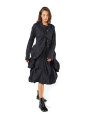 Rundholz - Wadenlanges leinen baumwoll stretch kleid - 1251240902