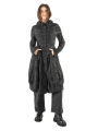 Rundholz Black Label - Ballonförmige techno-stretch-mantel mit allover-druck und abknöpfbarem kragen - 2243441206