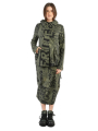 Rundholz Black Label - Ballonförmige techno-stretch-jacke mit allover-druck und abknöpfbarem kragen - 2243441105