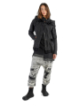 Rundholz DIP - Gerade schmale leinen-woll-jacke mit kapuze - 2242631101