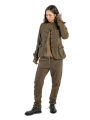 Rundholz - Lange gerade schmale leinen-woll-hose - 2241170104