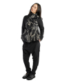 Rundholz - Asymmetrische schmale woll-mesh-jacke - 2241051105
