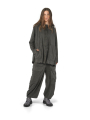 Rundholz Black Label - Ausgestellte Velour Jacke mit Kapuze - 2253421103