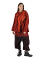 Rundholz DIP - Balloon-shaped bicolor thin French terry jacket with insert - 2252271101